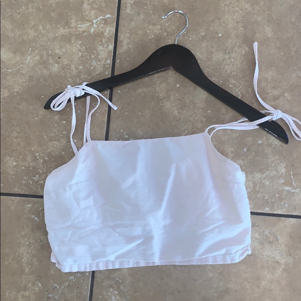 Brandy Melville tie top light pink color one size